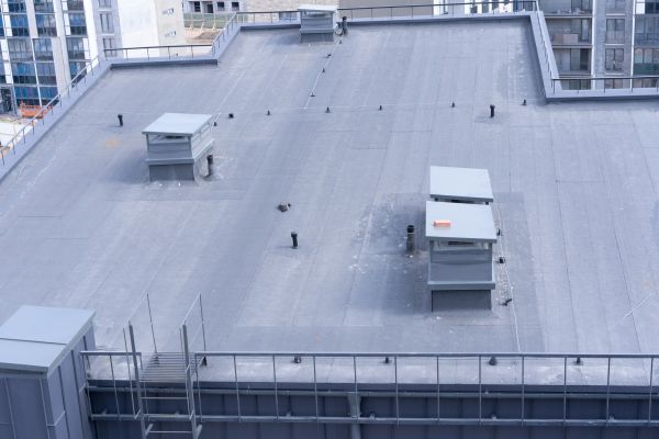 Single Ply Roof Installation in East Hartford